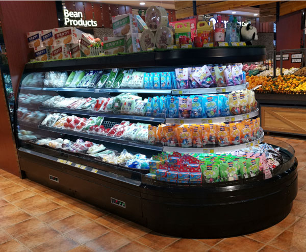 圓形環(huán)島風幕柜